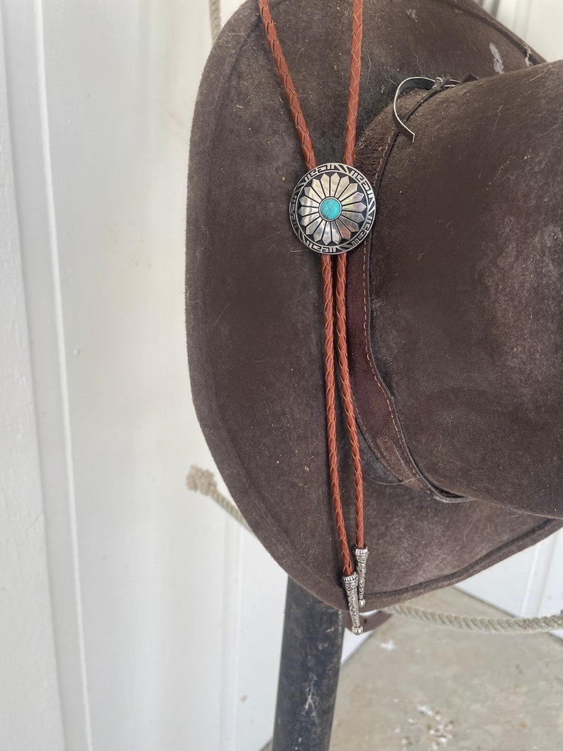 Round Sun Bolo Tie