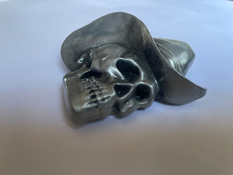Cowboy Skull Belt Buckle