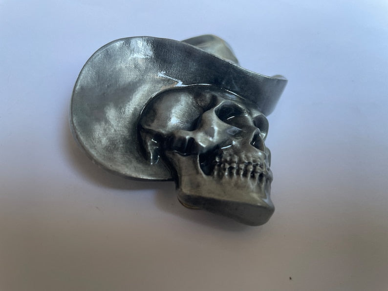 Cowboy Skull Belt Buckle