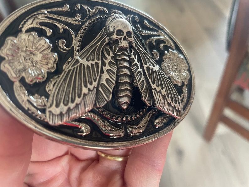 Dead Moth Belt Buckle