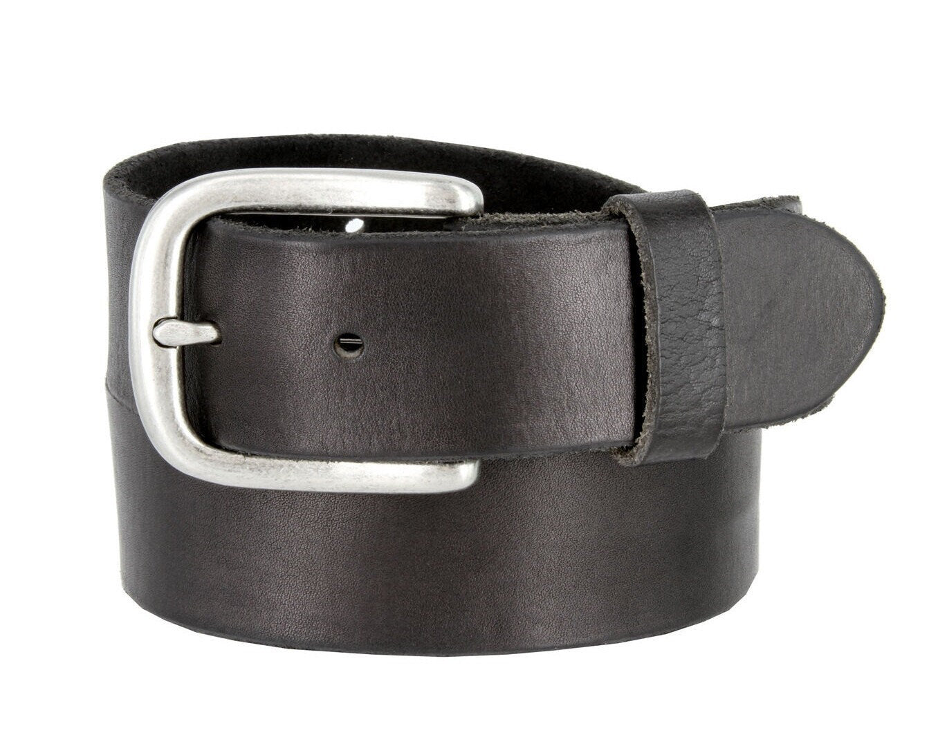 BLACK GENUINE LEATHER BELT