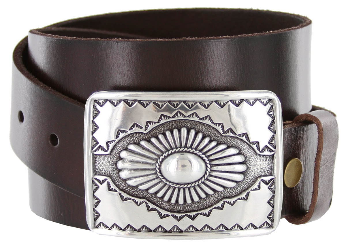 Engraved Western Belt