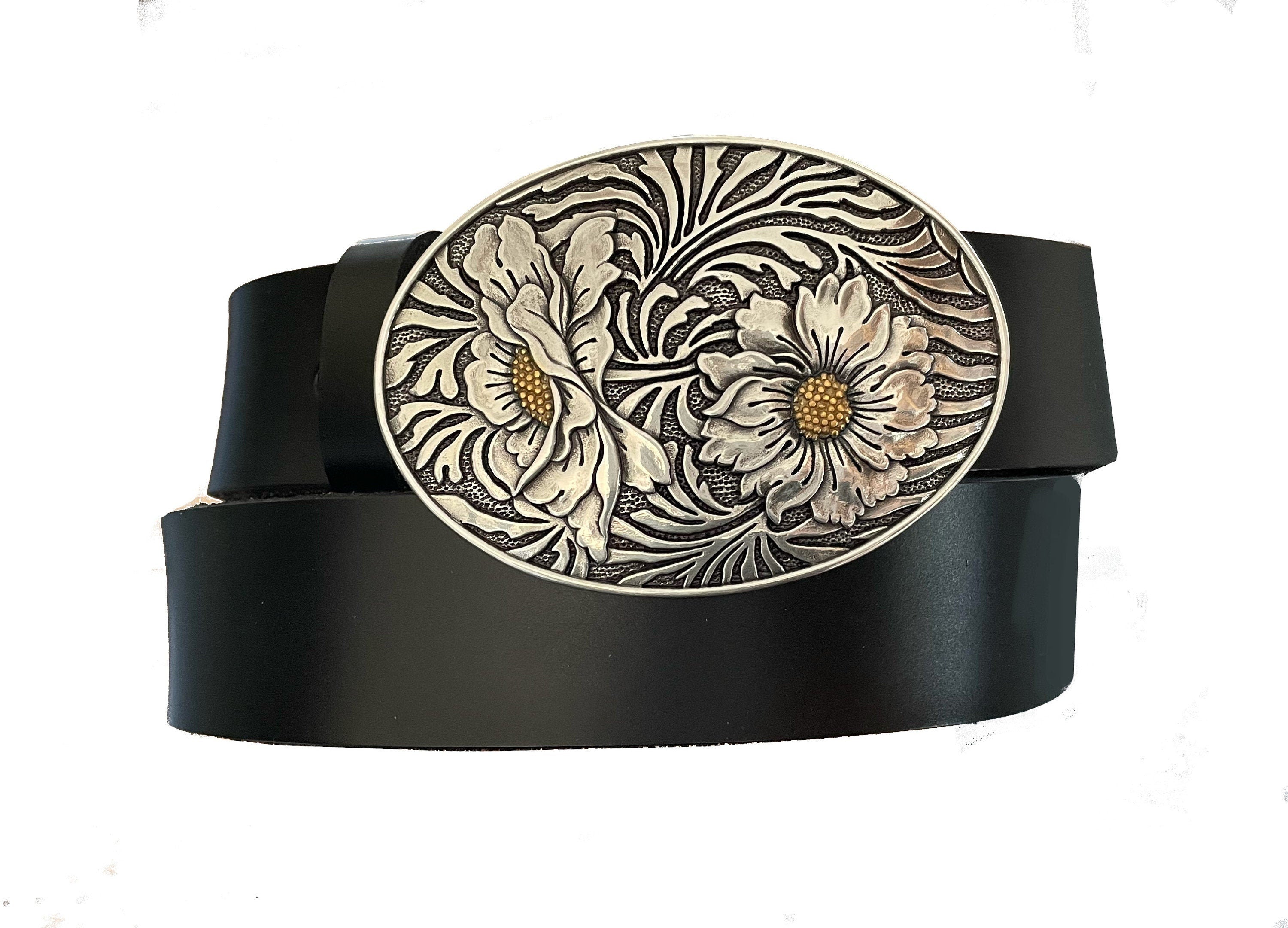 Black Sunflower Belt