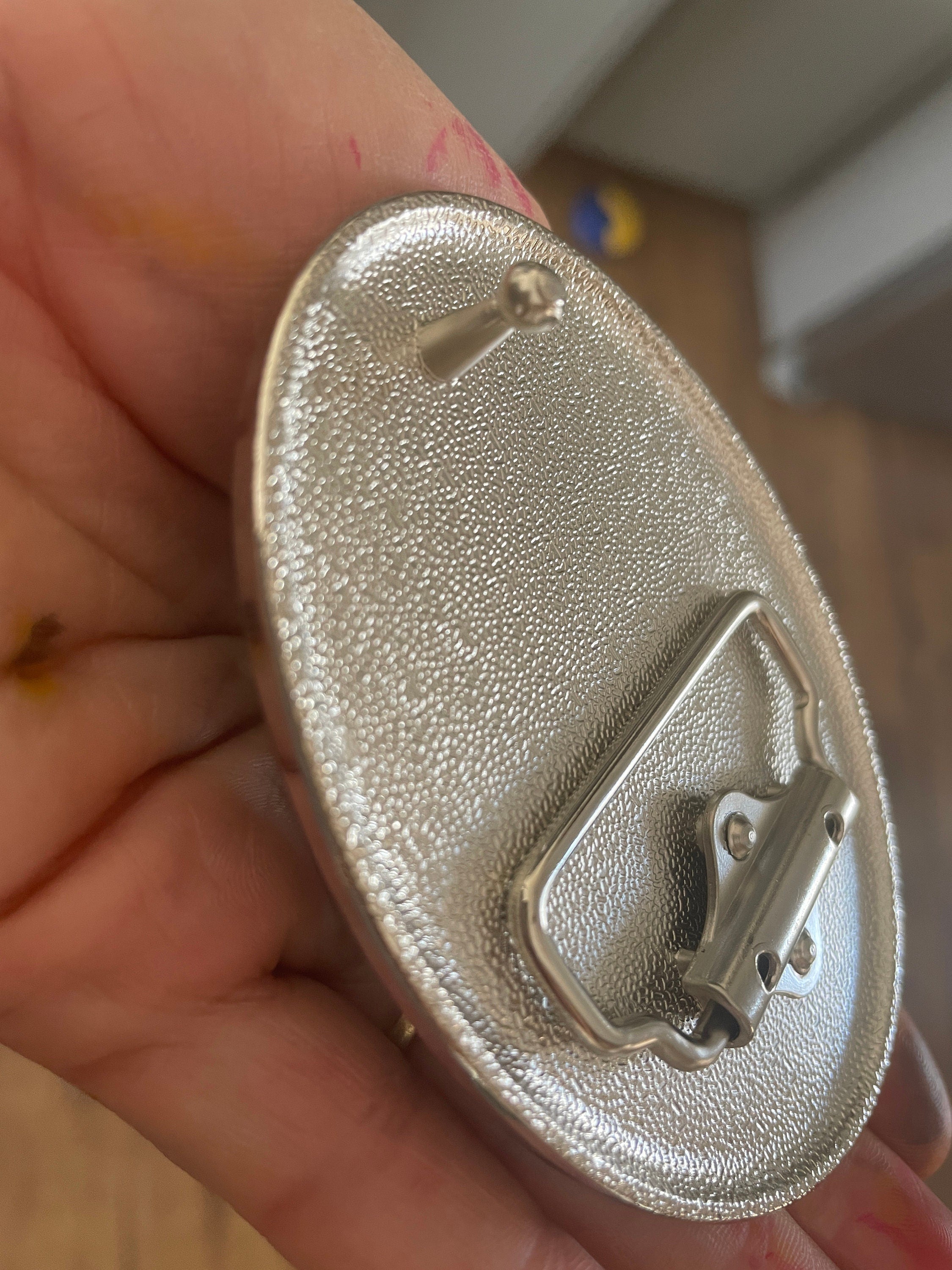 Black Vein Belt Buckle