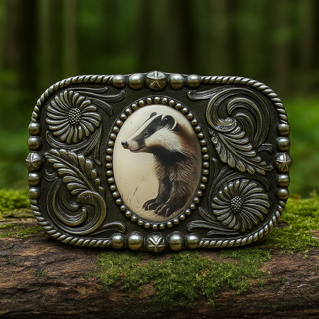 Badger Belt Buckle