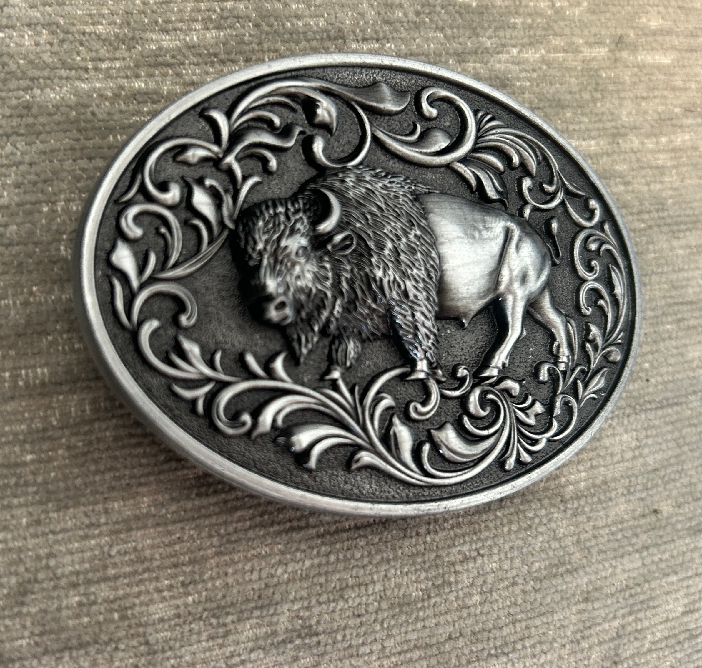 Western Buffalo Belt Buckle
