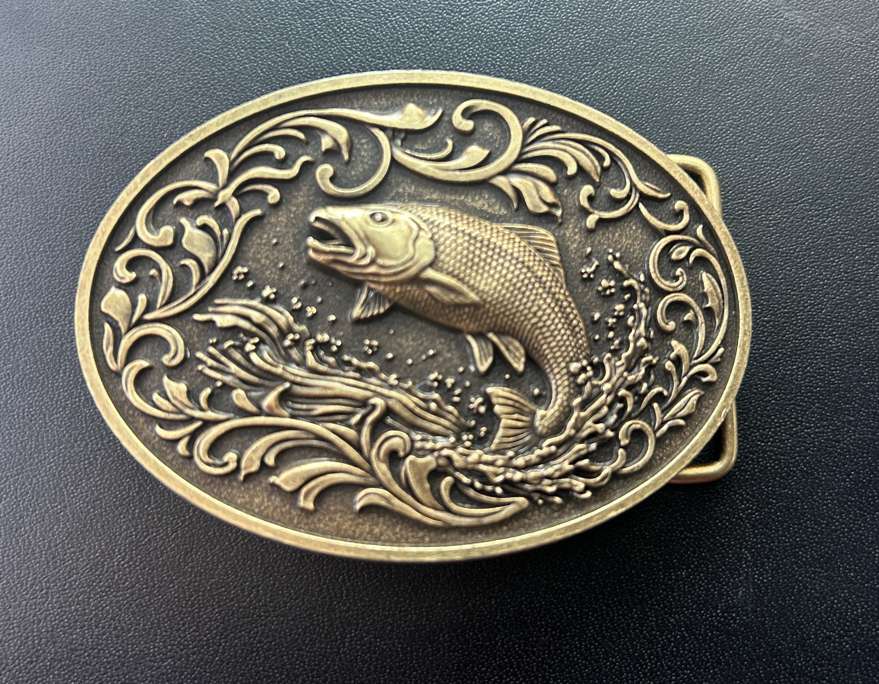 Bronze Fish Belt Buckle