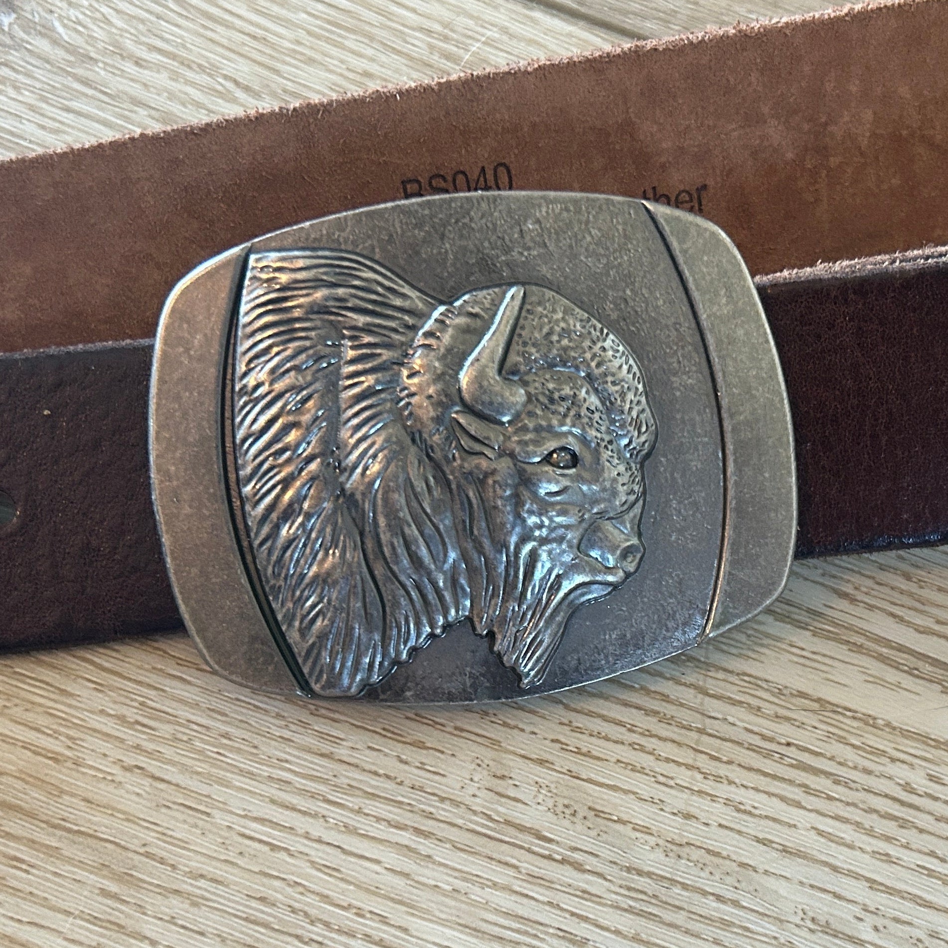 Buffalo Head Belt Buckle