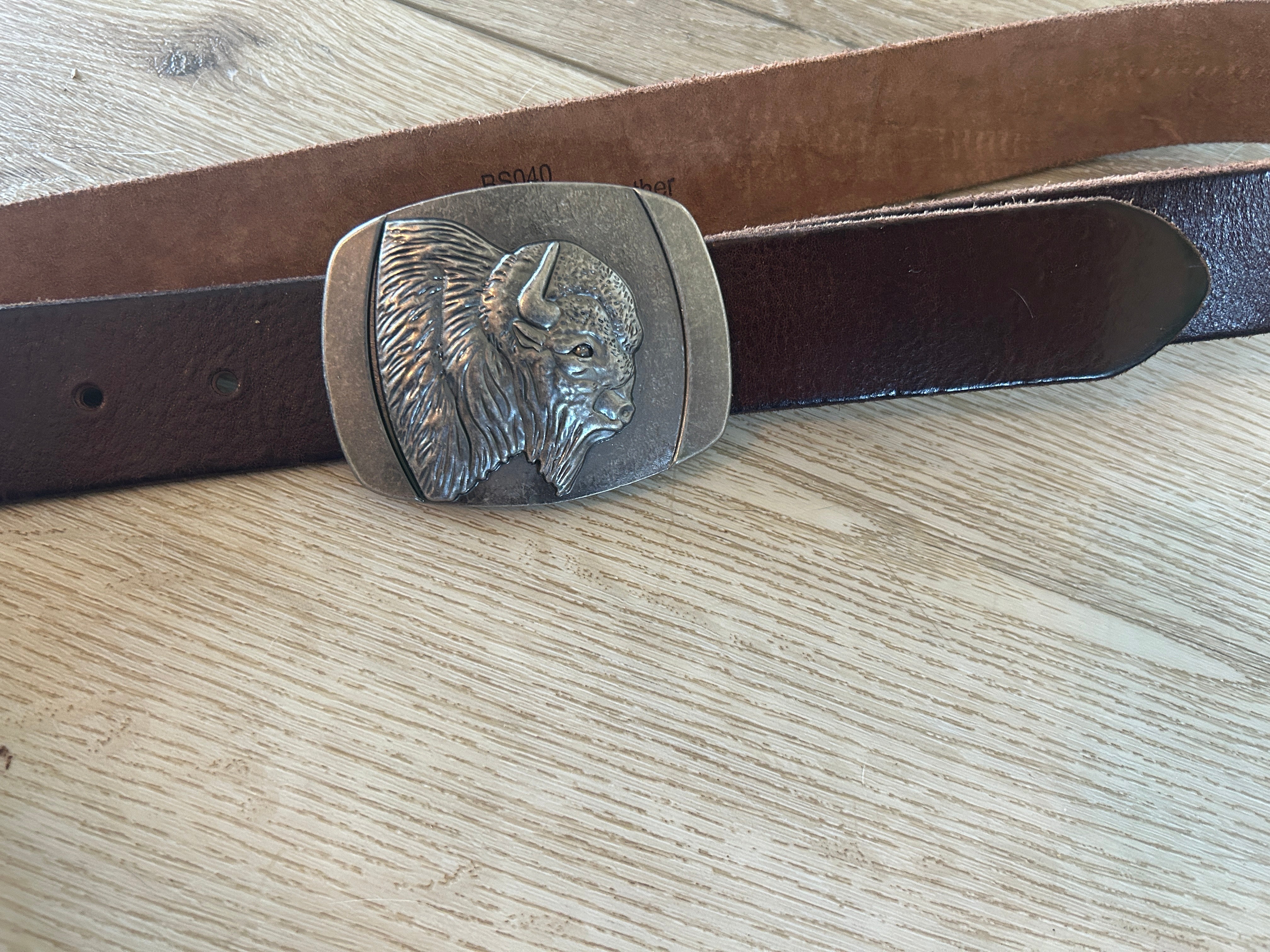 Buffalo Head Belt Buckle