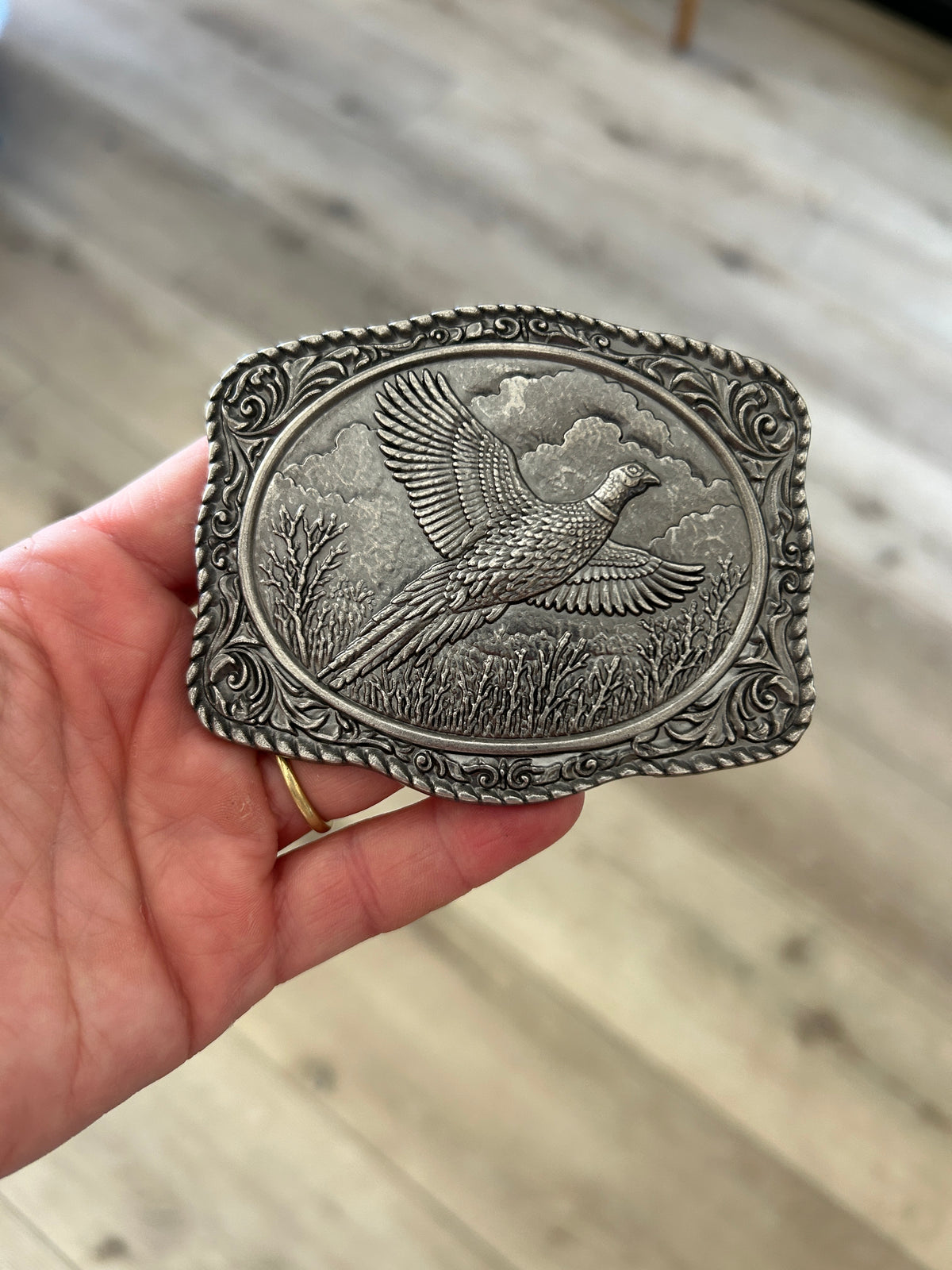Pheasant Belt Buckle