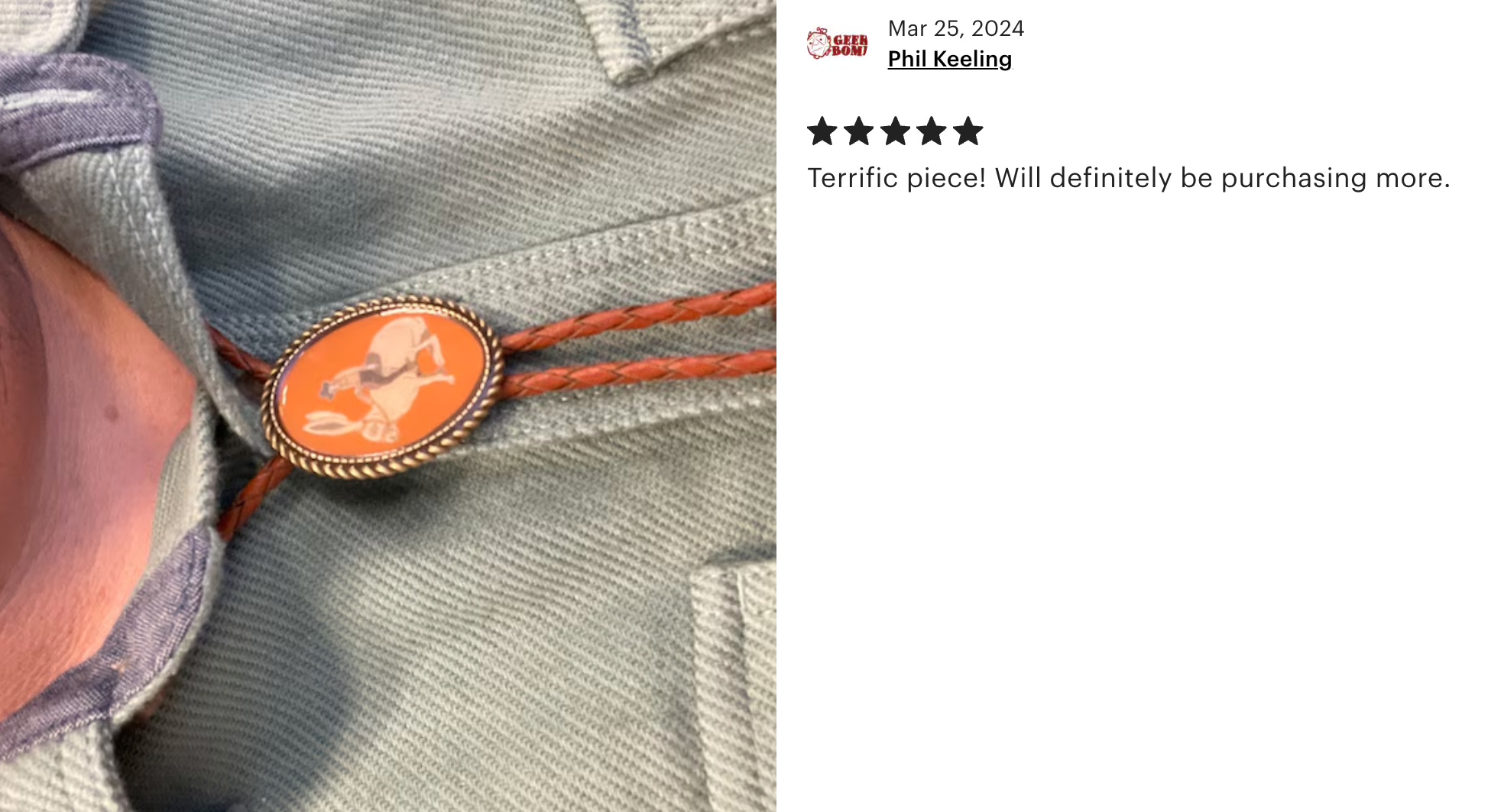 Jackrabbit Bolo Tie