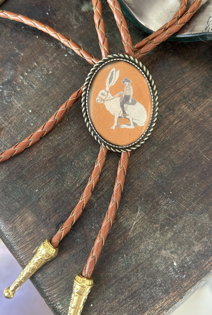 Jackrabbit Bolo Tie