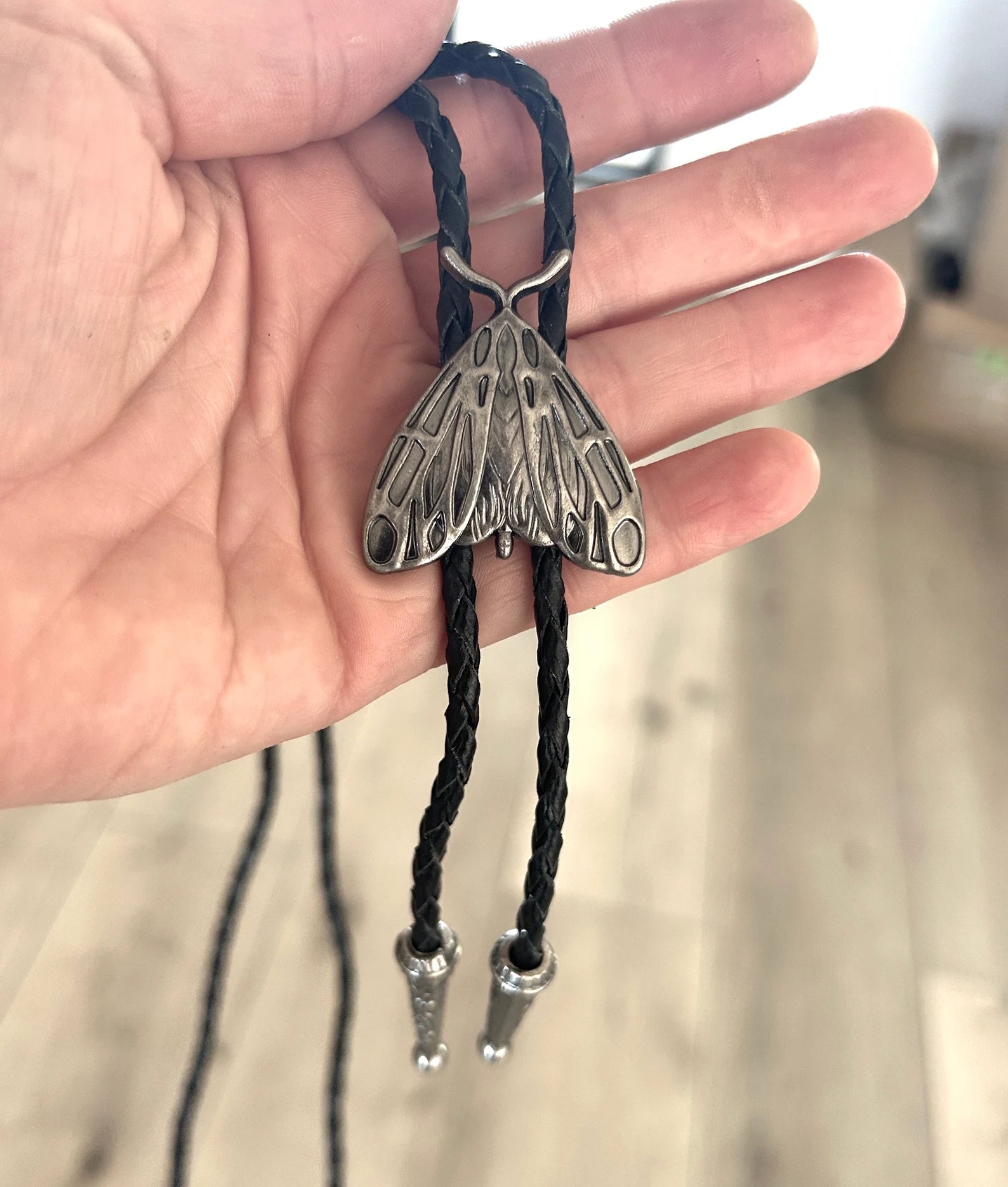 Moth Bolo Tie