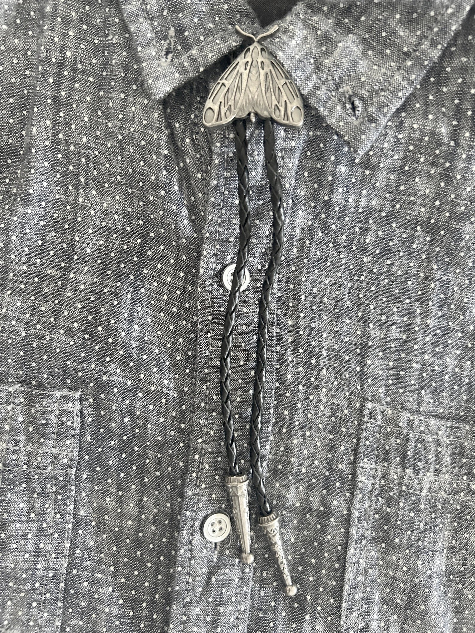 Moth Bolo Tie