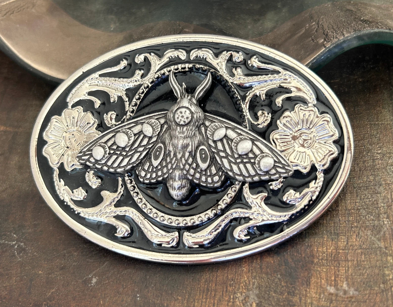 Moth Belt Buckle