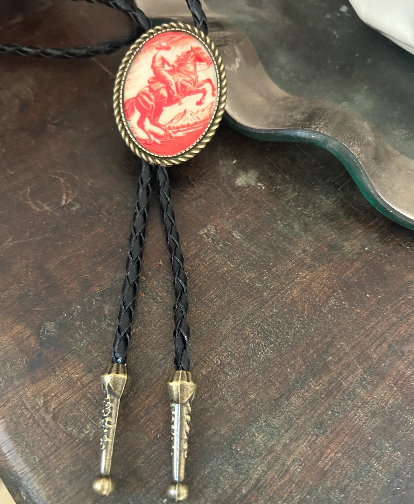 Vintage Cowboy Bolo Tie