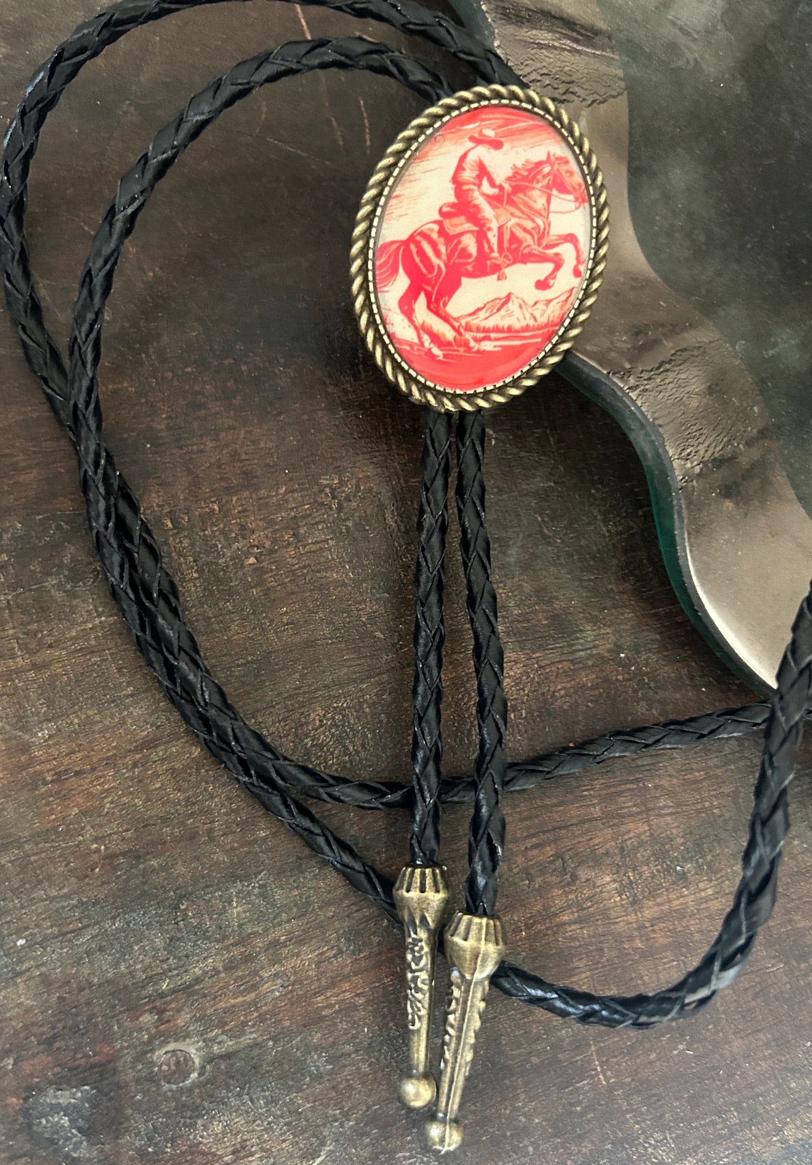 Vintage Cowboy Bolo Tie