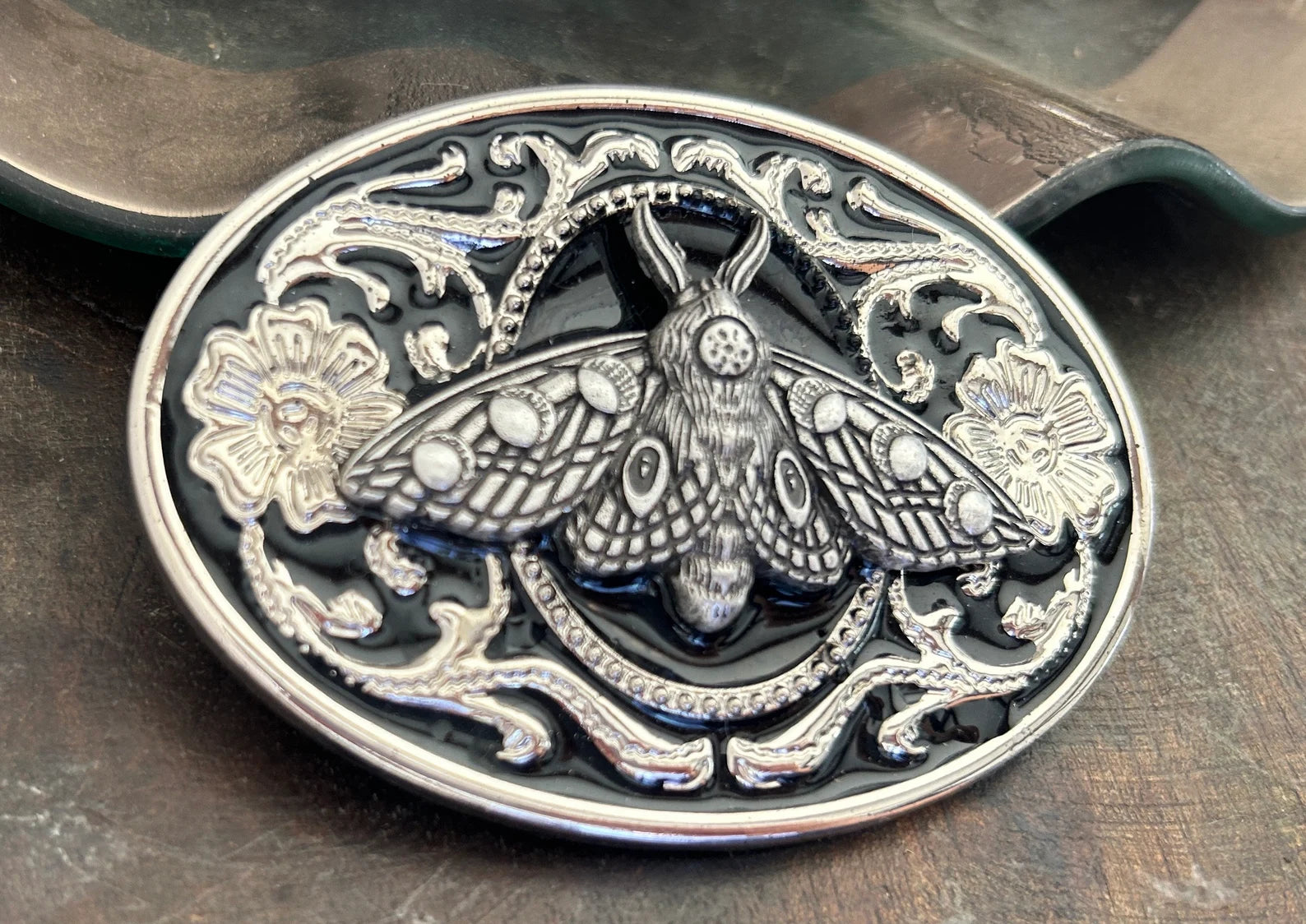 Moth Belt Buckle