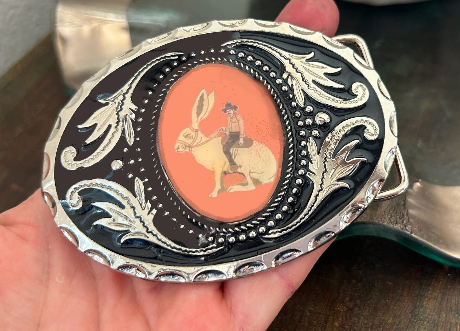 Jackrabbit Belt Buckle