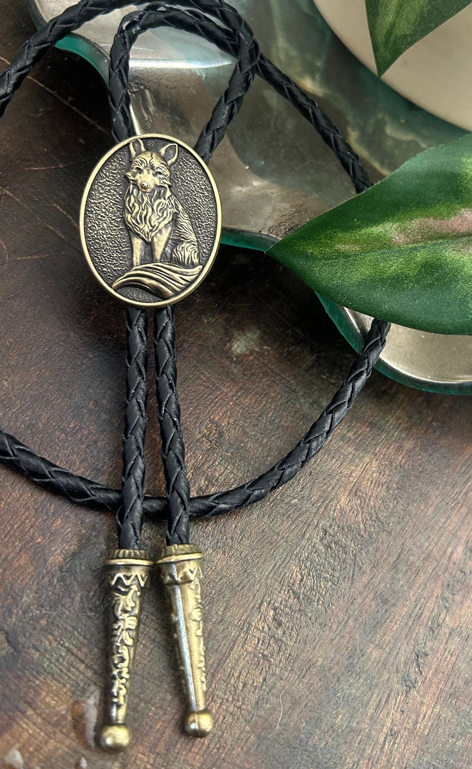 Golden Fox Bolo Tie