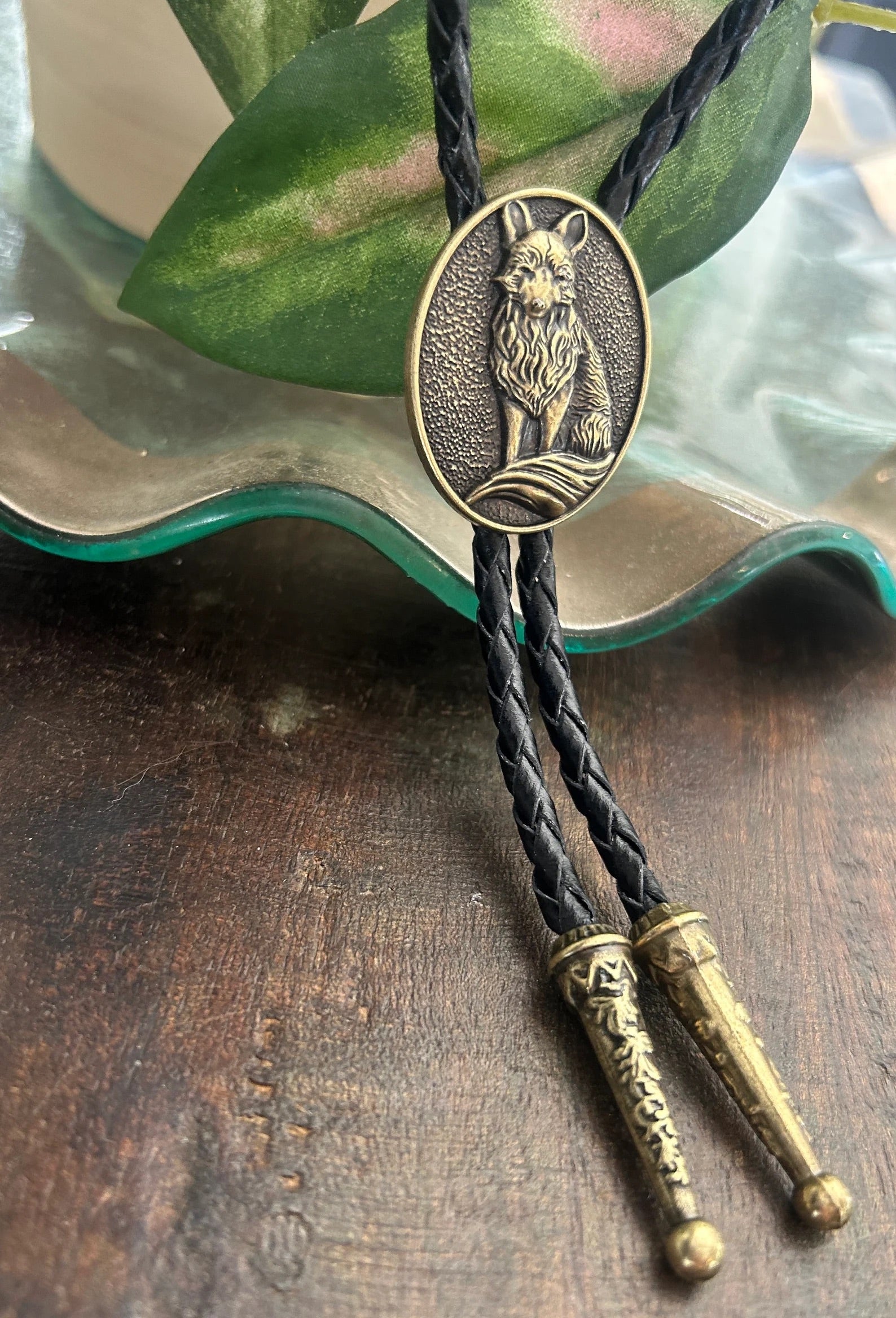 Golden Fox Bolo Tie