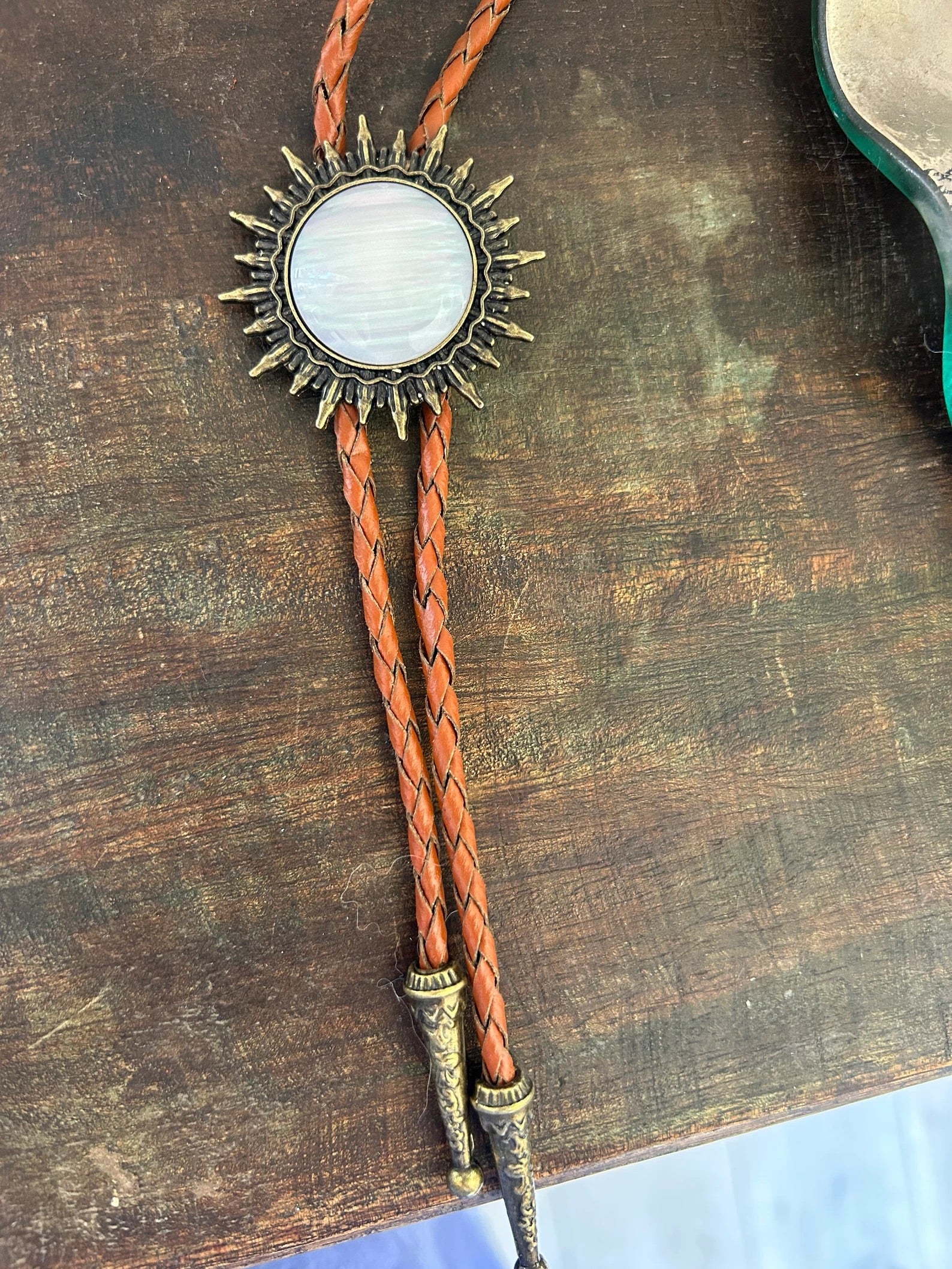 Pearl Sun Bolo Tie