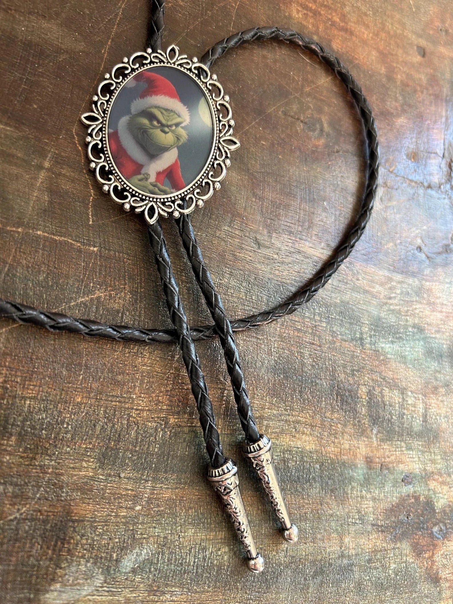 Grinch Bolo Tie - Christmas