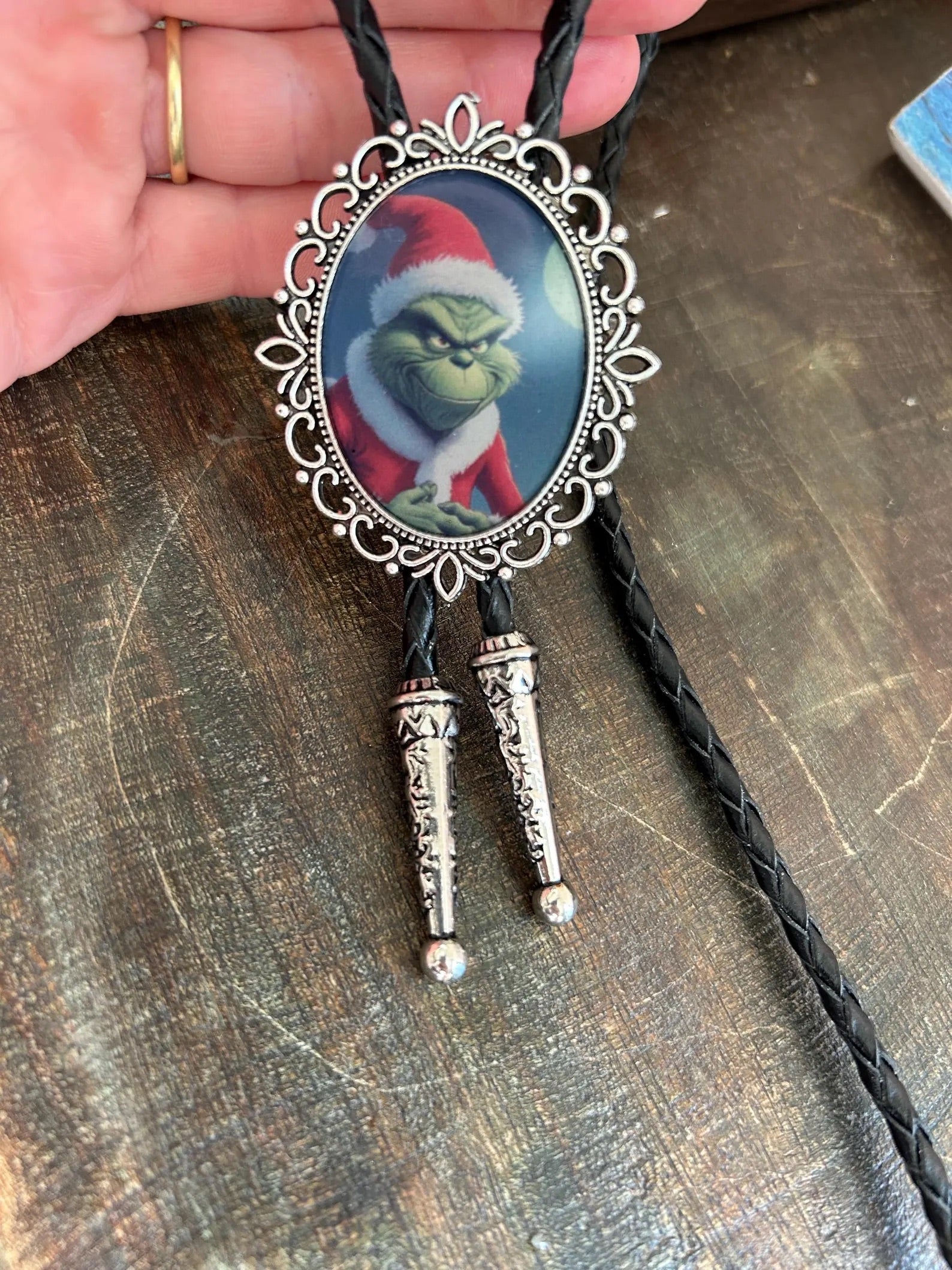 Grinch Bolo Tie - Christmas