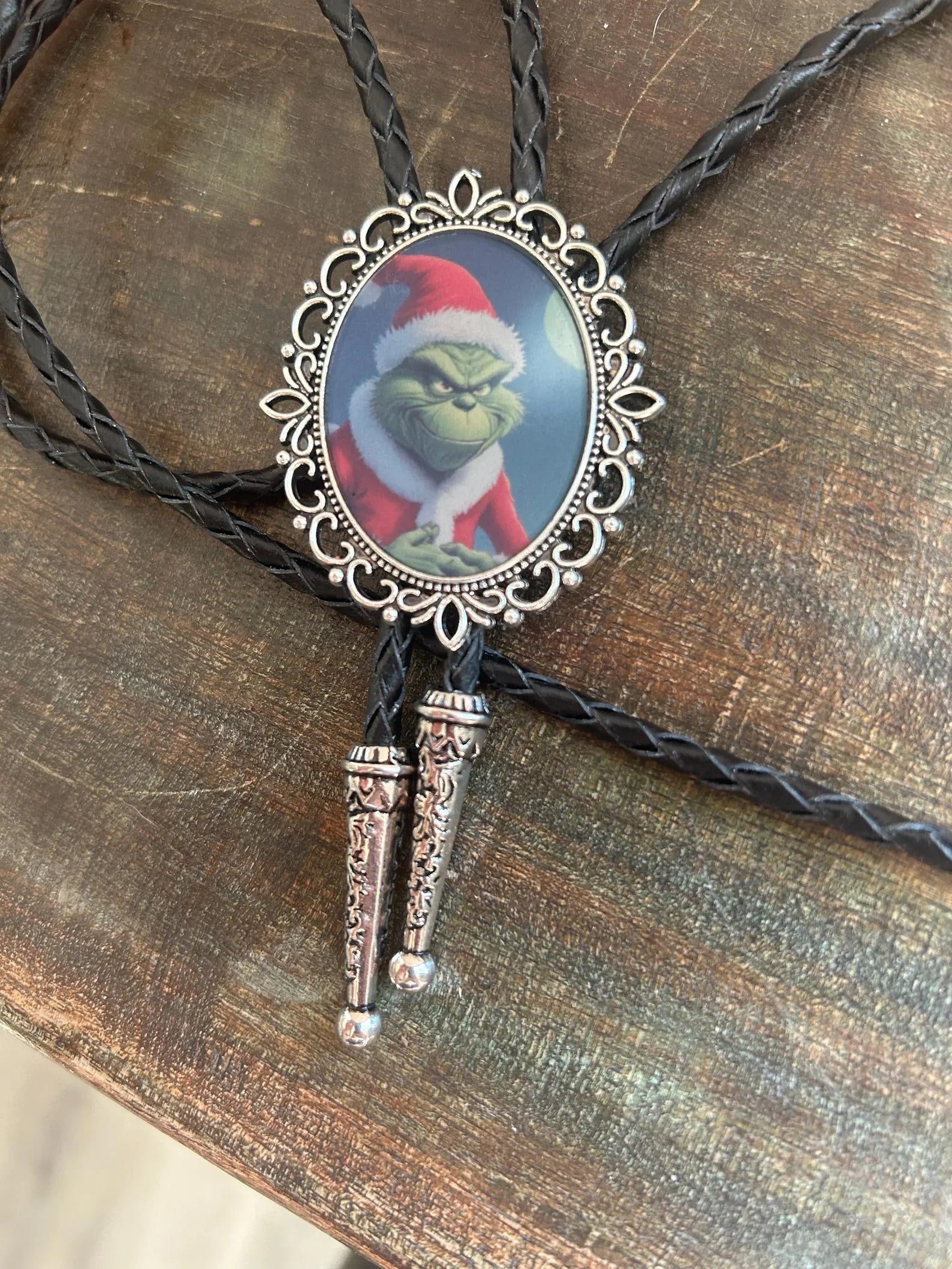 Grinch Bolo Tie - Christmas