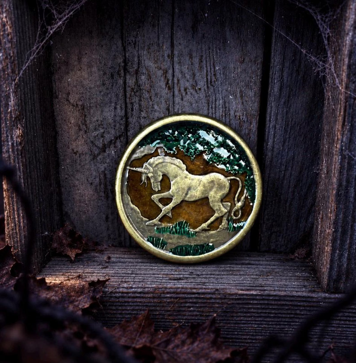 Mystical Unicorn Belt Buckle