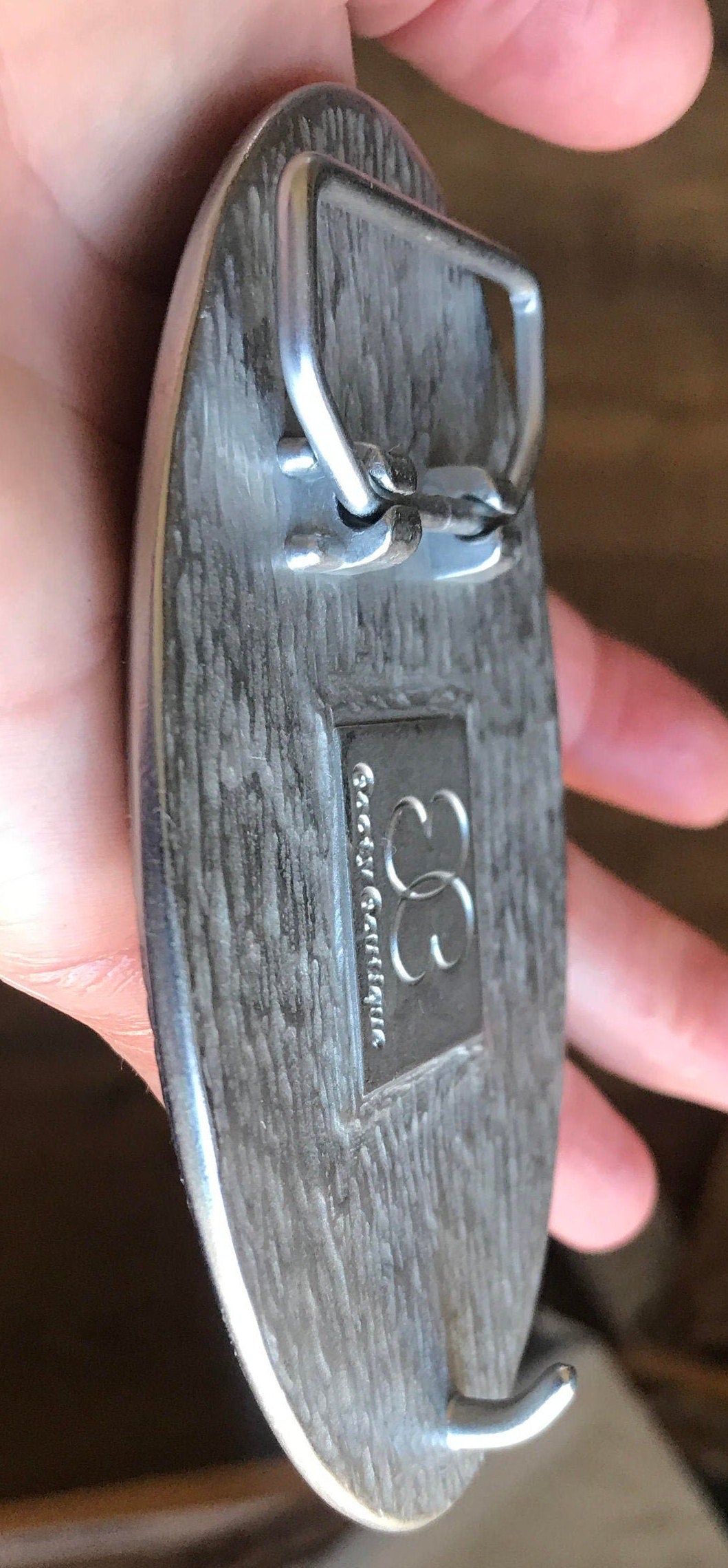 Custom Oval Belt Buckle