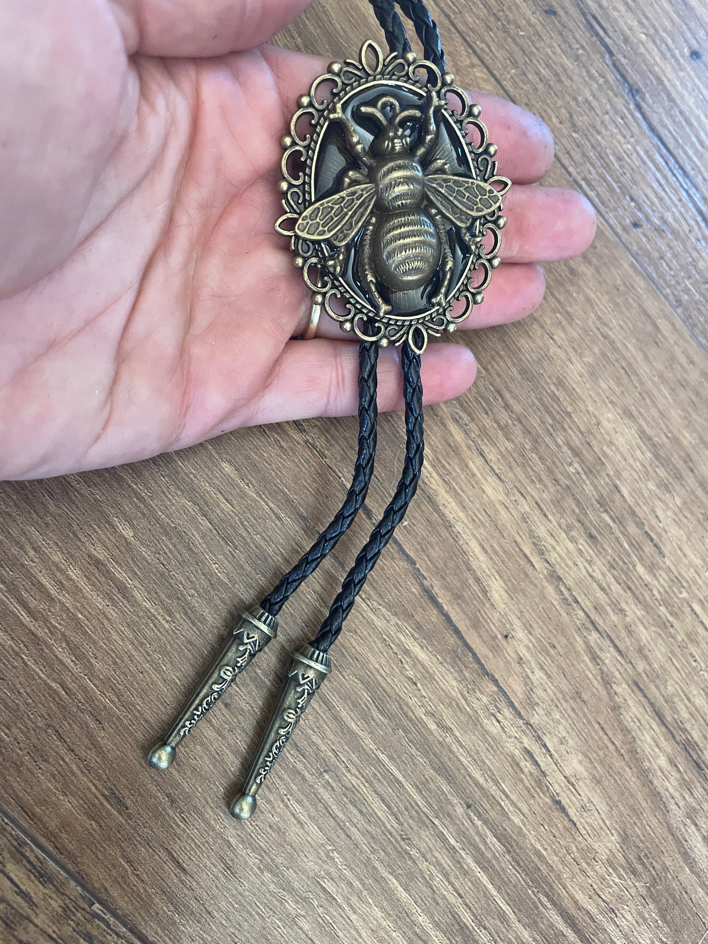 Golden Queen Bee Bolo Tie
