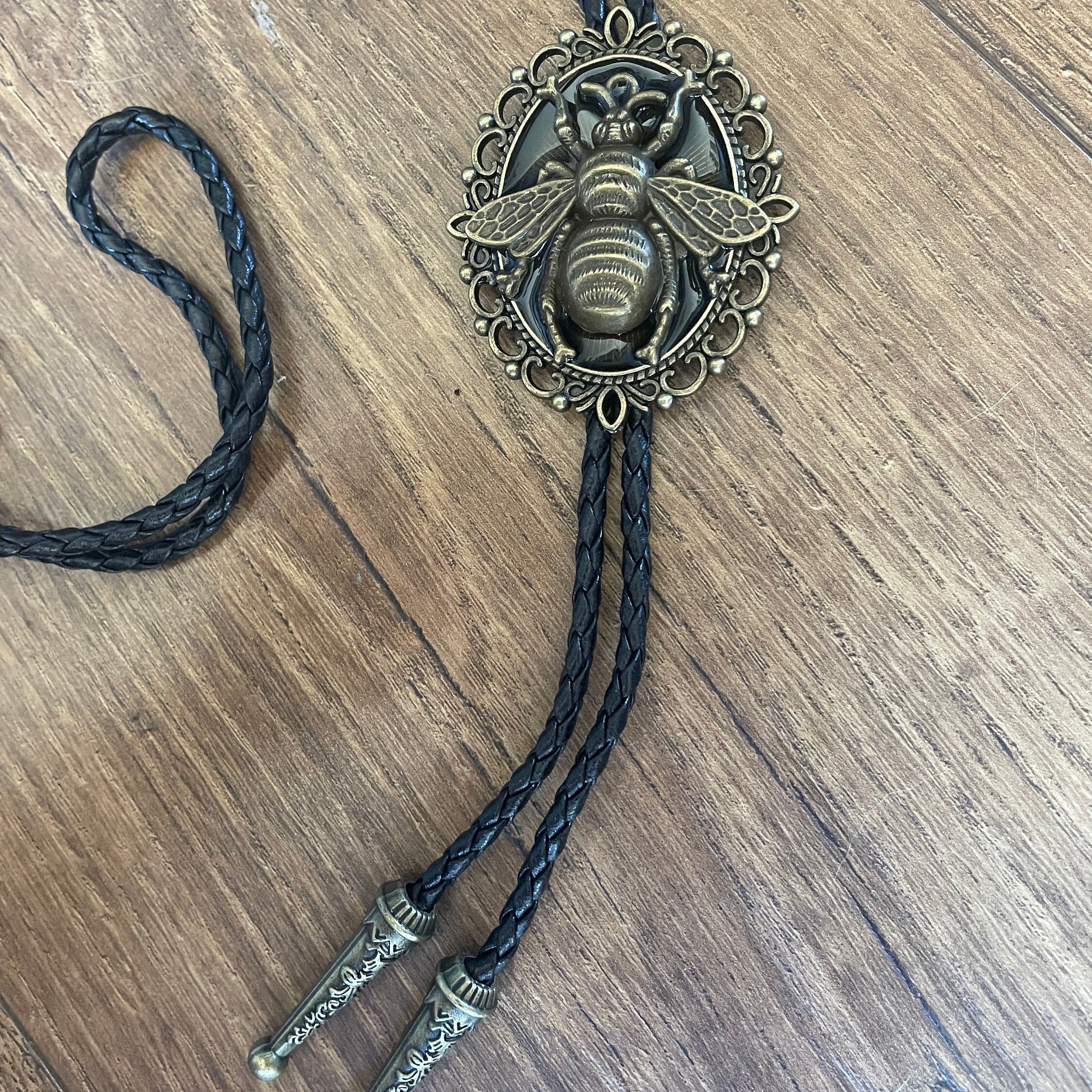 Golden Queen Bee Bolo Tie