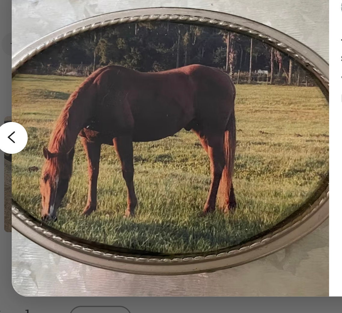 Custom Oval Belt Buckle