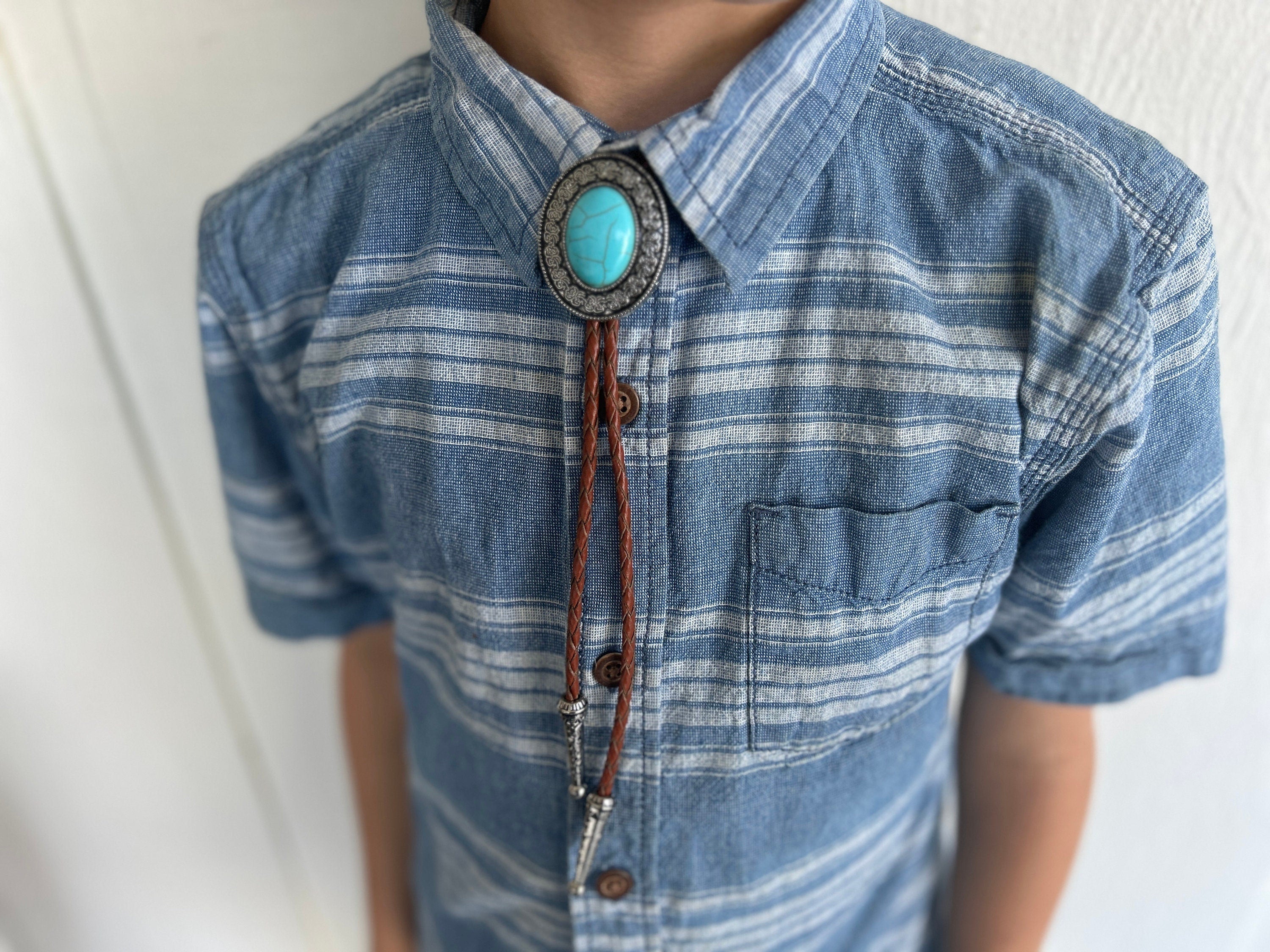 Kids Turquoise Bolo Tie