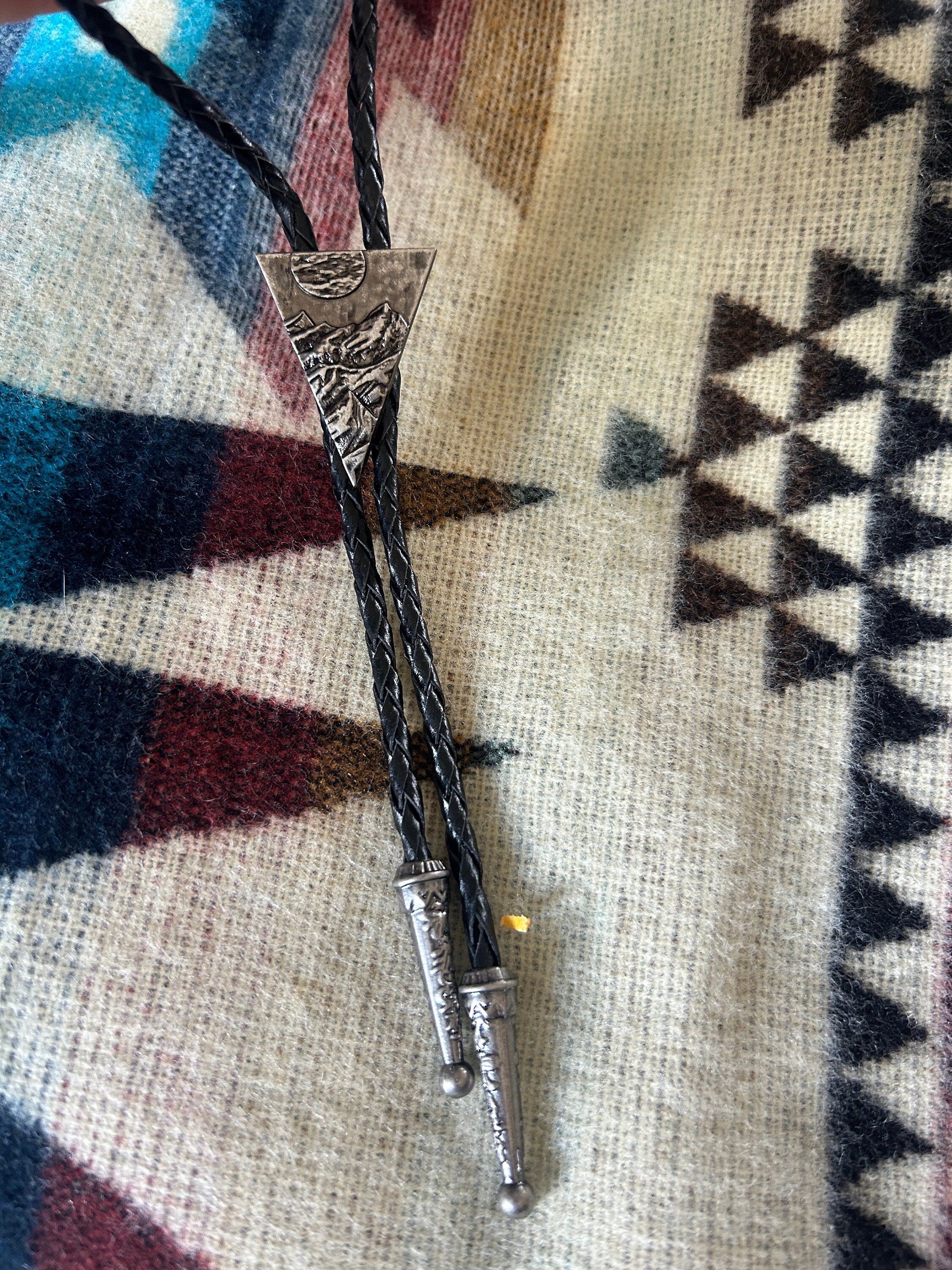 Mountain Moon Bolo Tie