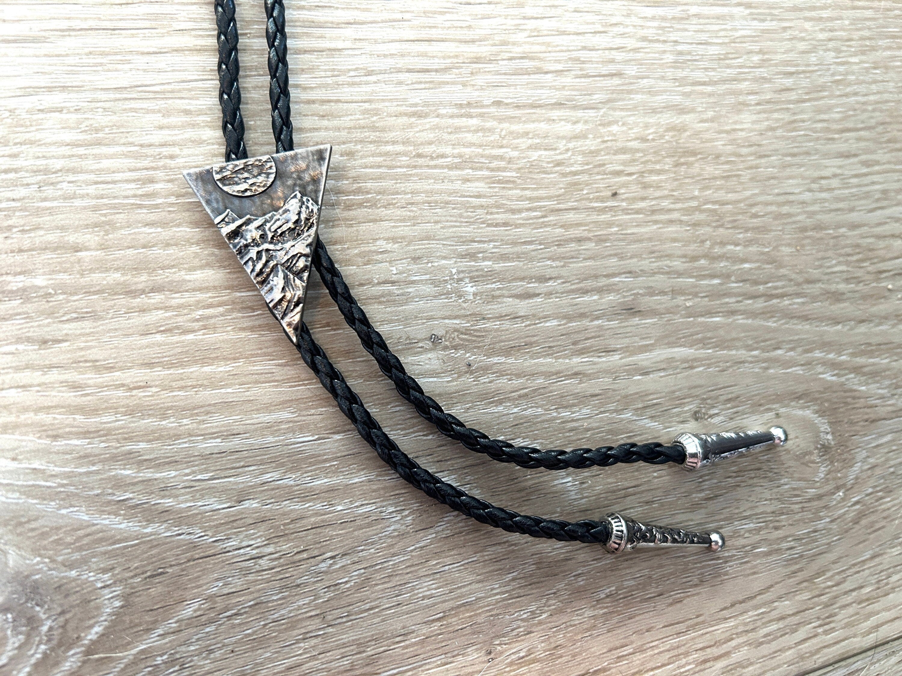 Mountain Moon Bolo Tie