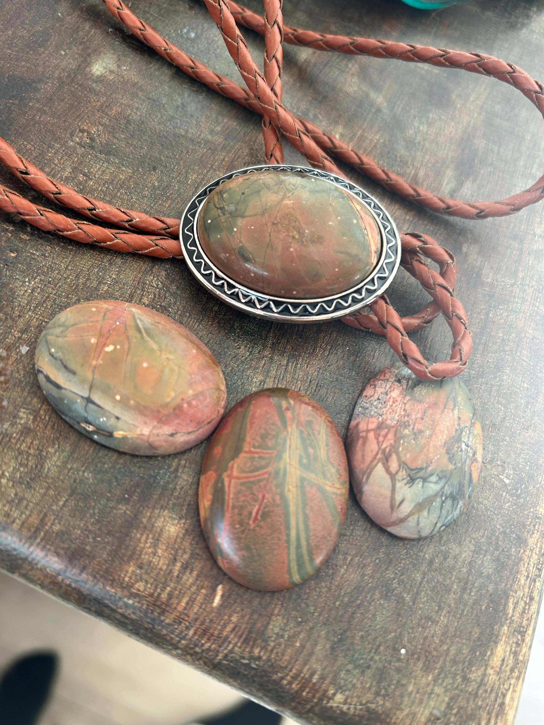 Jasper Stone Bolo Tie