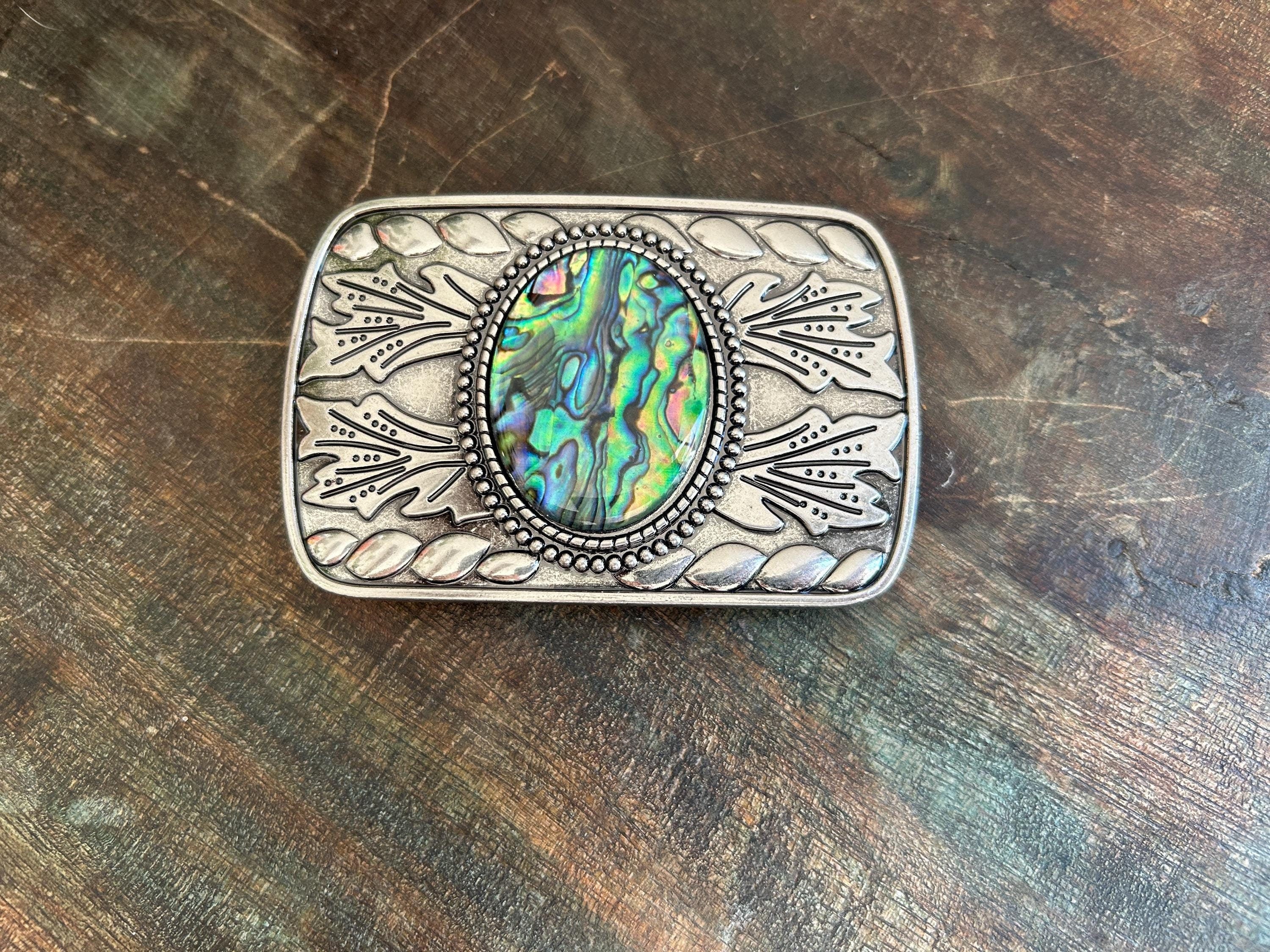 Abalone Shell Belt Buckle