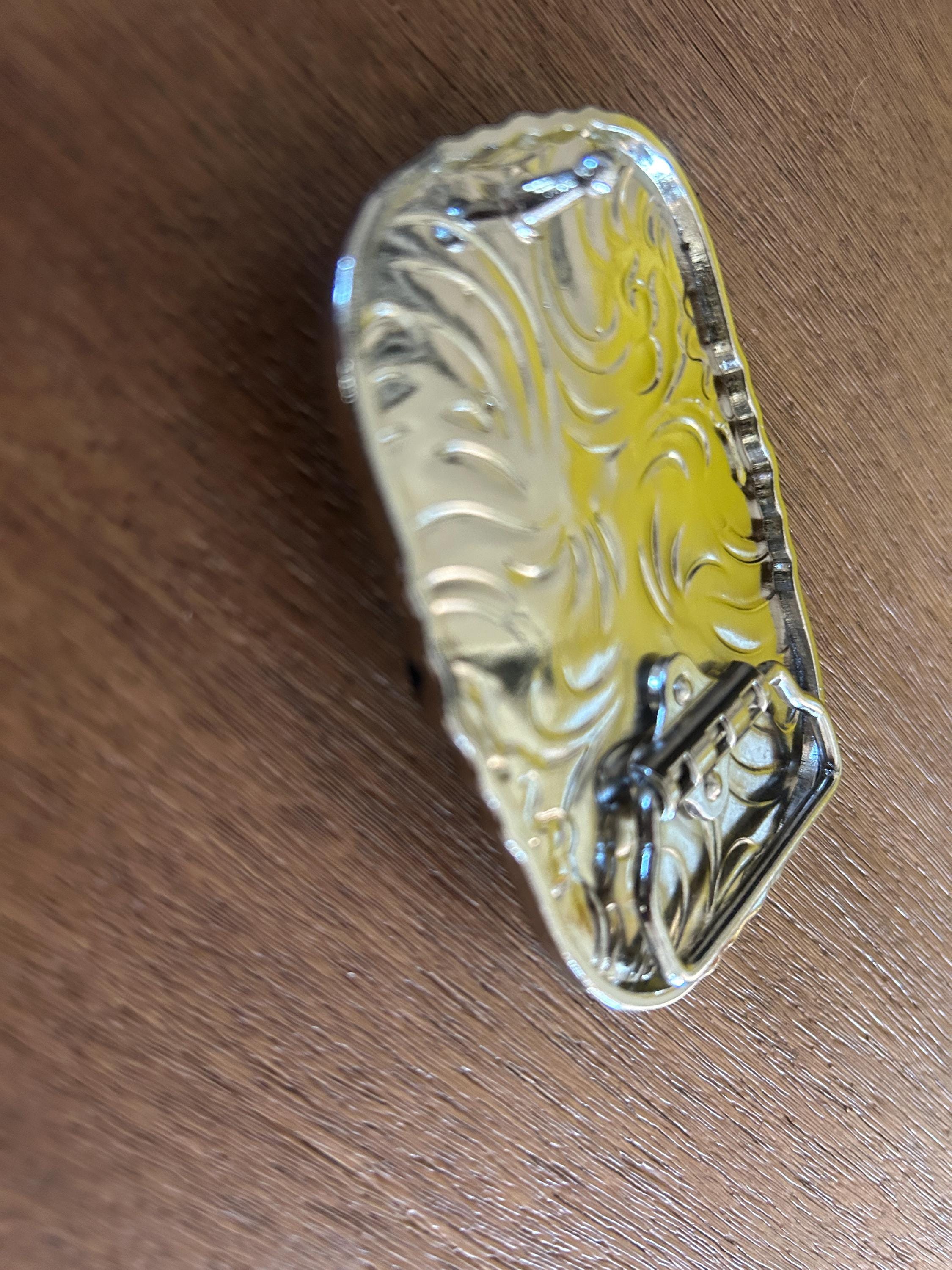 Western Rose Belt Buckle