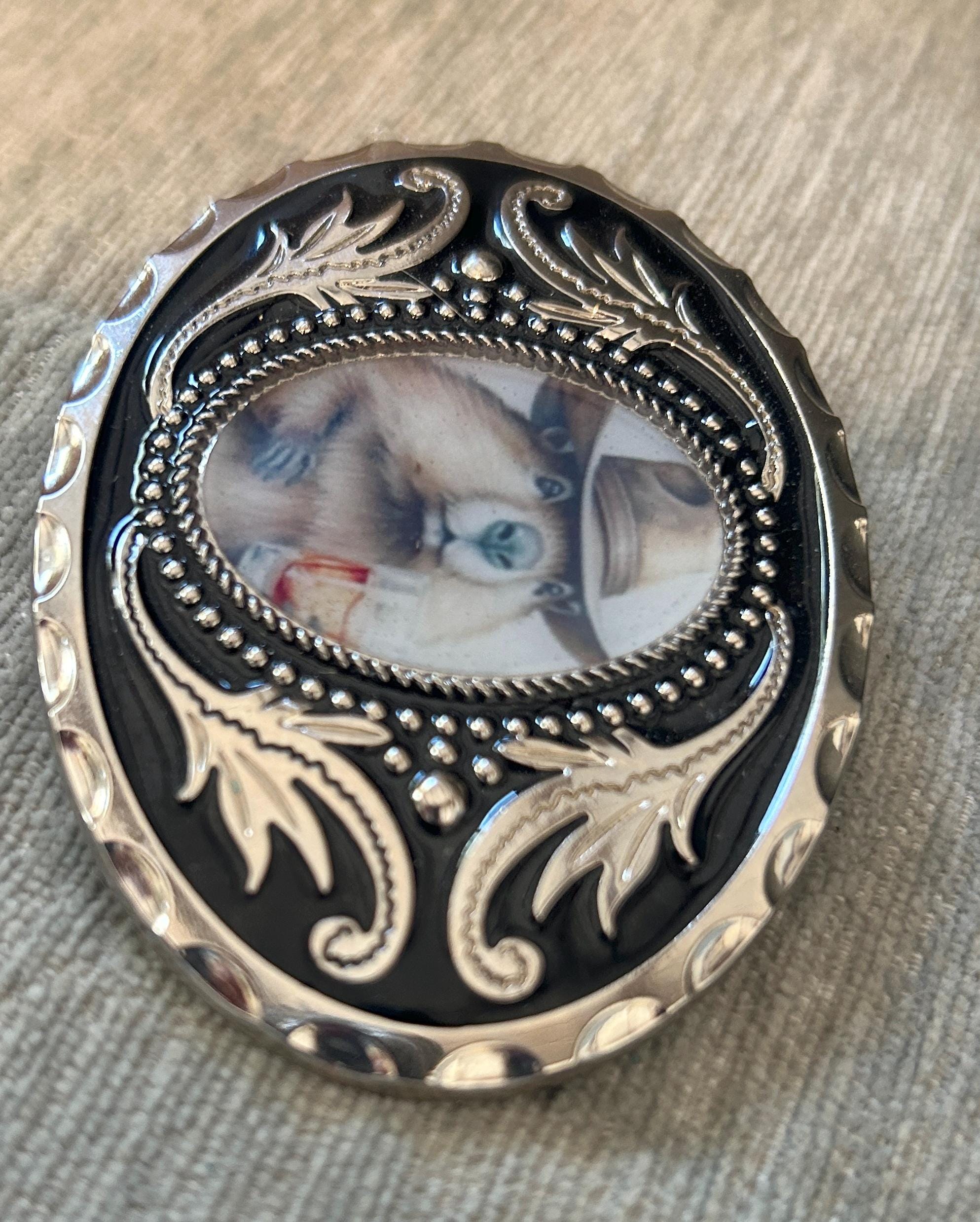 Bourbon Beaver Belt Buckle