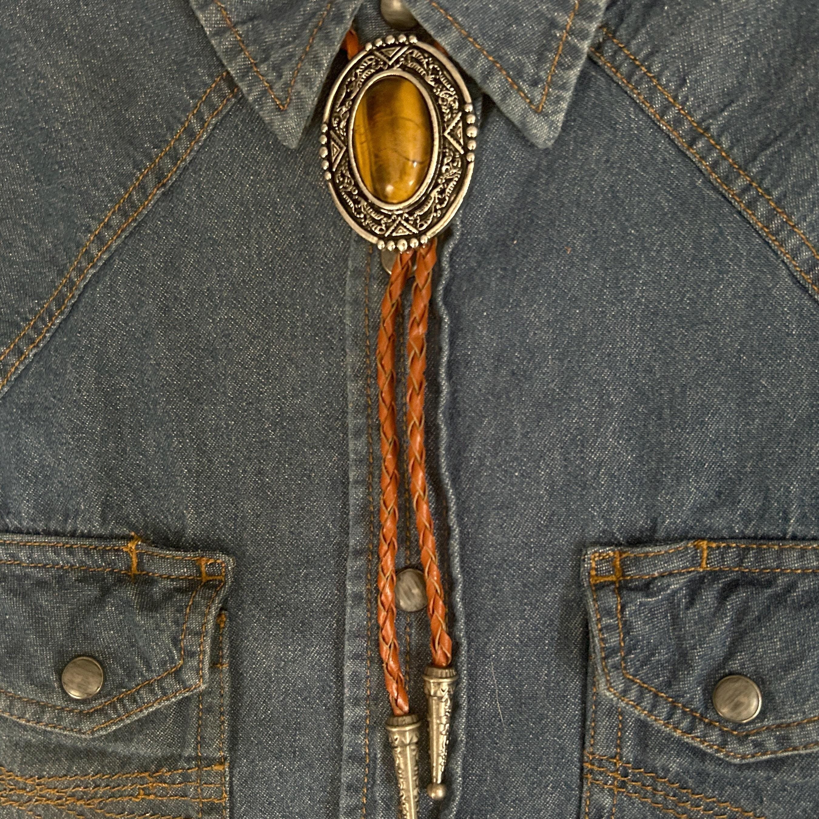 Tigers Eye Bolo Tie