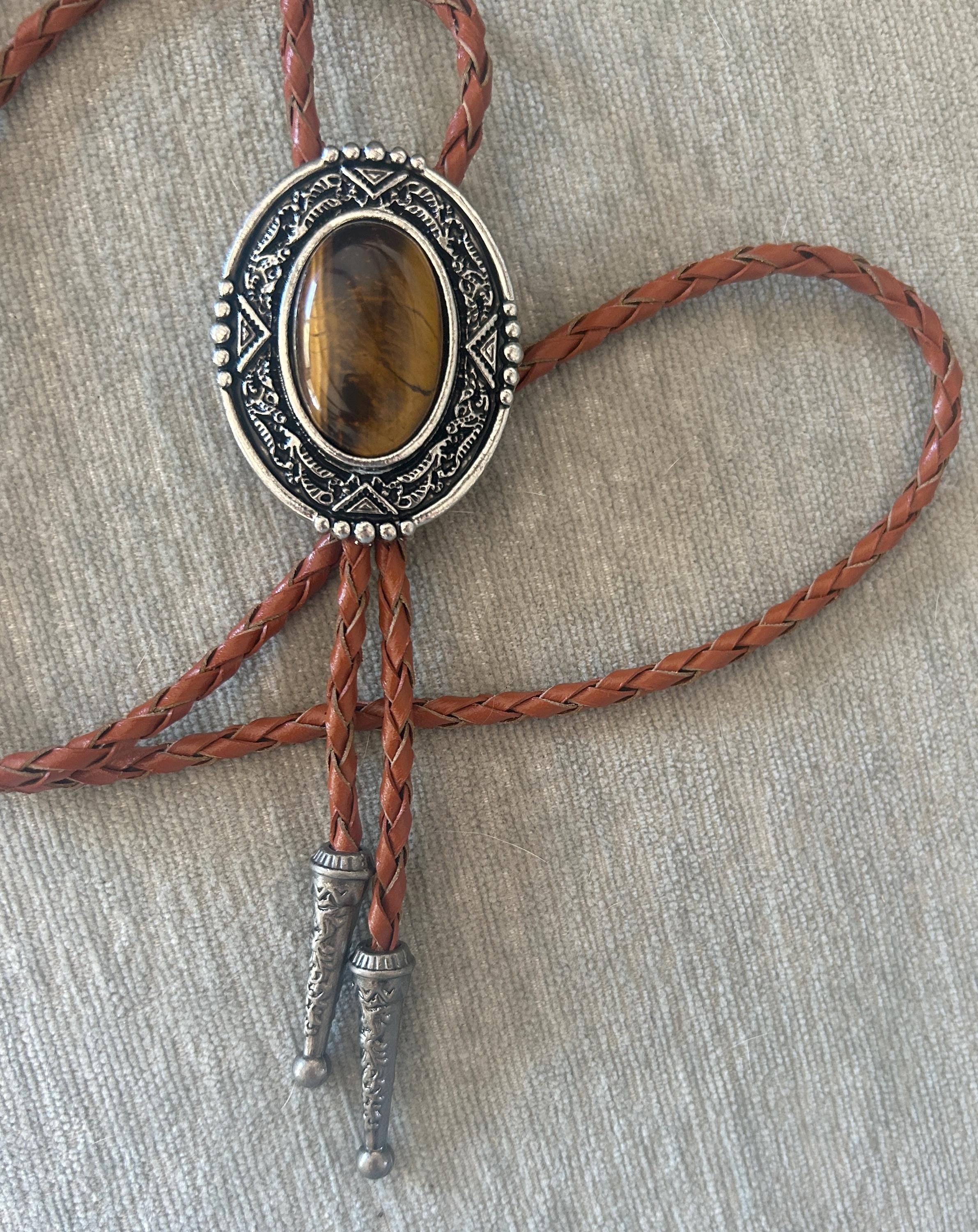 Tigers Eye Bolo Tie