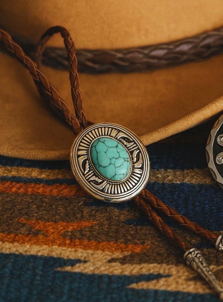 Turquoise Western Bolo Tie