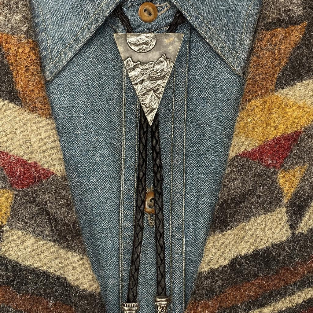Mountain Moon Bolo Tie