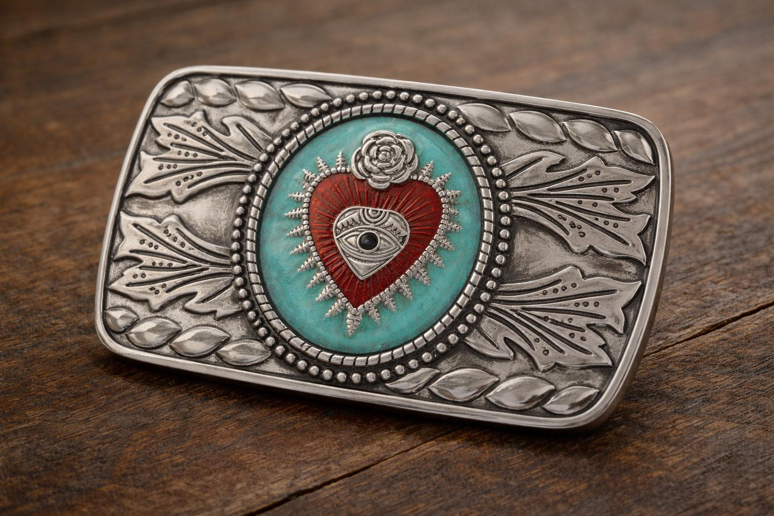 Sacred Heart Belt Buckle