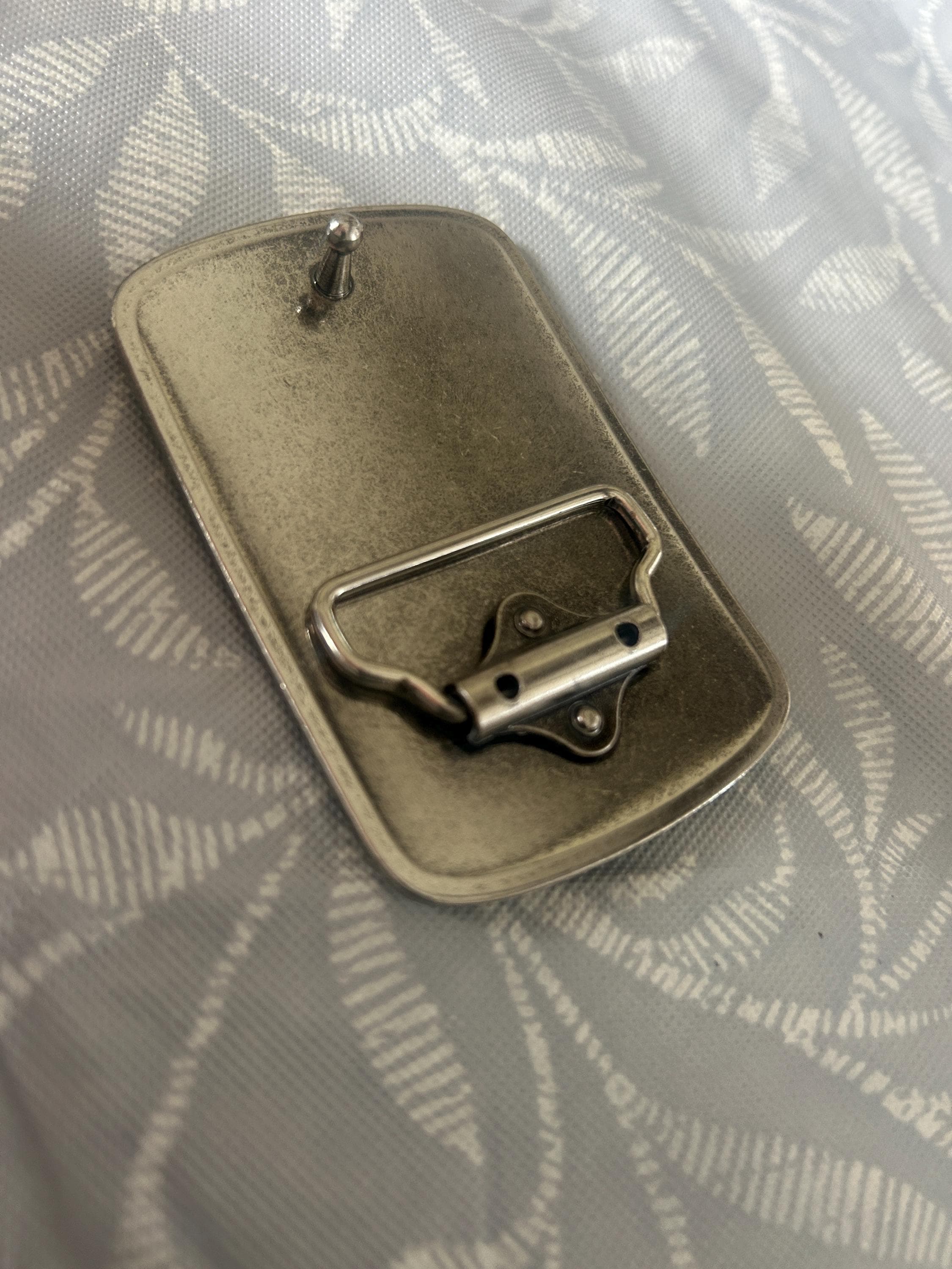 Western Opossum Belt Buckle