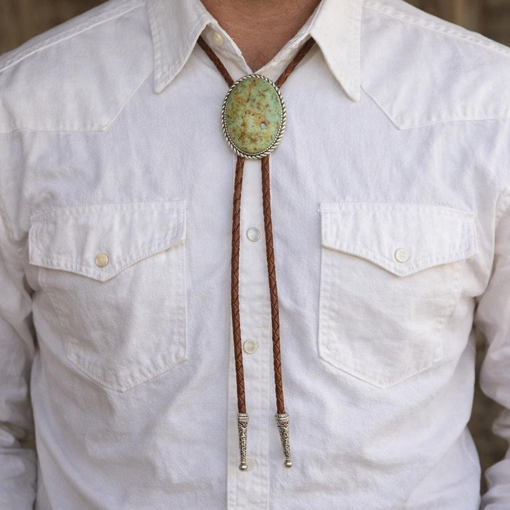 Turquoise Southwestern Bolo Tie