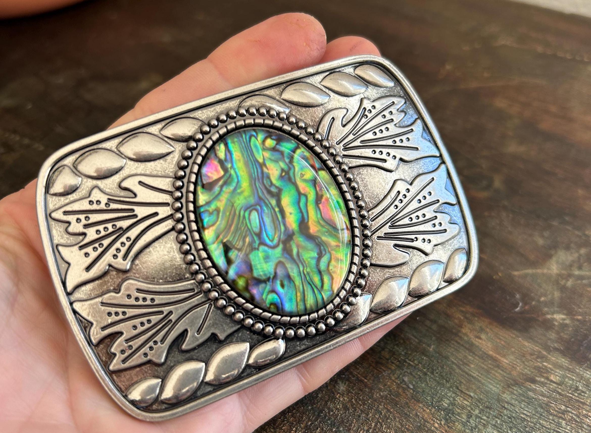 Abalone Shell Belt Buckle