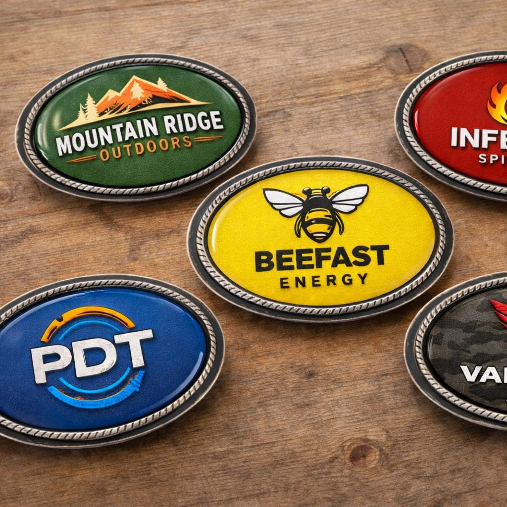 Custom Oval Belt Buckle